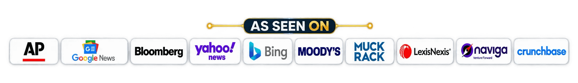 As Seen On Media Logo Strip